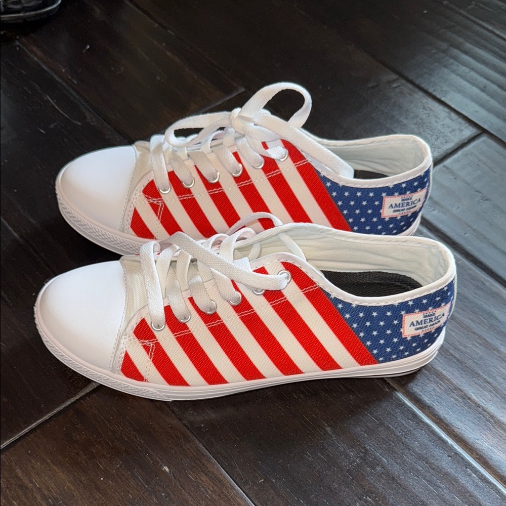 American Flag Sneakers
